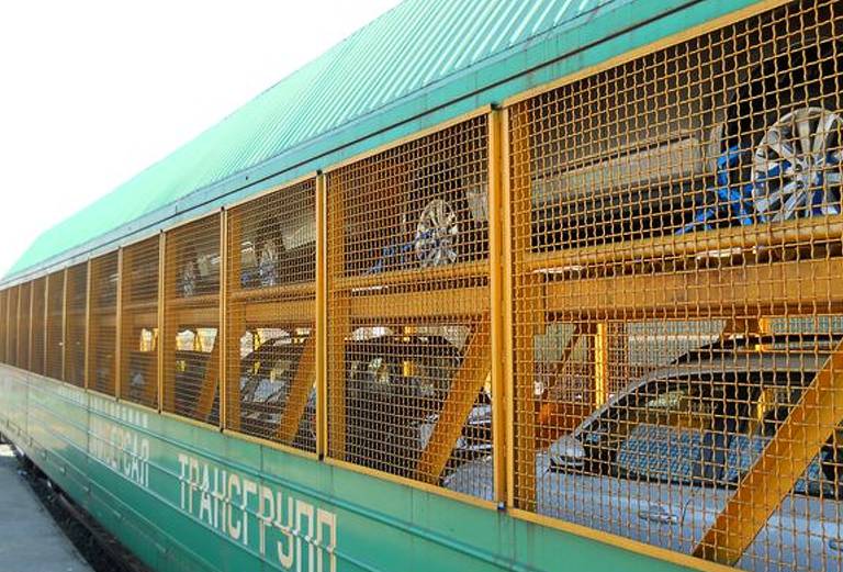 Железнодорожная транспортировка авто сеткой из Улан-Удэ в Новороссийск